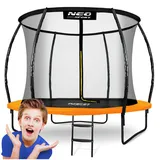 Neo-Sport 252 cm Profiliertes Gartentrampolin mit Neo-sport-innennetz