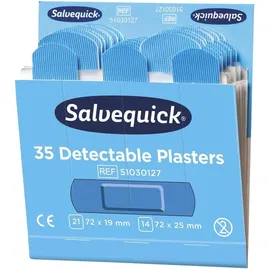 Salvequick Pflasterstrips detectable 2 cm 35 St.