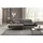 W.Schillig Eckcouch Leder 2-Sitzer Grau