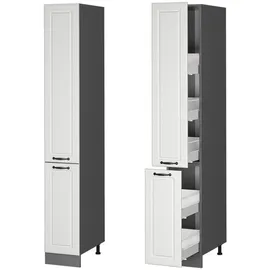 Vicco Apothekerschrank R-Line 30 x 57,2 x 206,8 cm Weiß