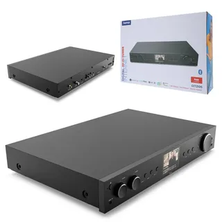 Hama HiFi-Tuner DIT2105 DAB+ / Internetradio/Bluetooth® RX/TX, App, Schwarz