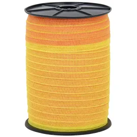 VOSS.farming Elektrozaunband 200 m 20 mm gelb-orange