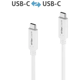 PureLink USB-C auf USB-C 1 m Weiß