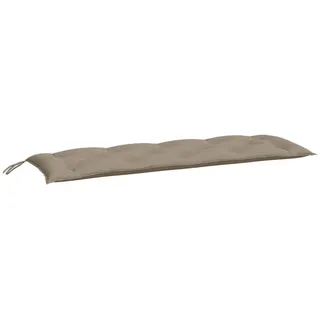 vidaXL Gartenbank-Auflagen 2 Stk. Taupe 150x50x7 cm Oxford-Gewebe