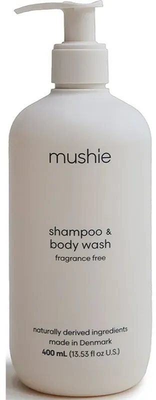 Mushie Organic Baby Duschgel & Shampoo 2 in 1 für Kinder 400 ml