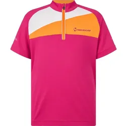 NAKAMURA Kinder Fahrrad-Trikot Pablo, ROSEDARK/ORANGE/WHIT, 164
