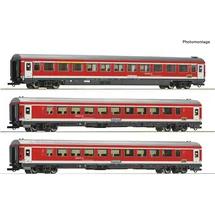 Roco 3-tlg. Set München-Nürnberg-Express Personenwagen 6200096 H0