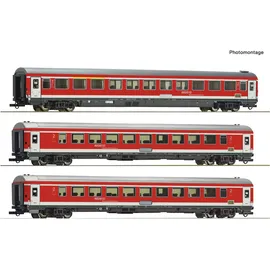 Roco 3-tlg. Set München-Nürnberg-Express Personenwagen 6200096 H0