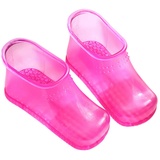 Beavorty 1 Paar Fußbad Schuhe Fußbad Einweichen Hausschuhe Für Die Fußmassage Fußbad Becken Masajeador De Pies Spa-fußwäscher Fußbadewanne Fußgetränkte Schuhe Pediküre Stiefel Pvc