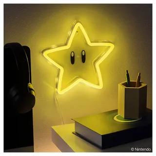 Paladone Super Mario Stern LED Neon Wandleuchte