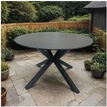 LC Garden Bari Gartentisch Ø 120 x 75 cm Grau/Anthrazit