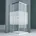 doporro Eckdusche links 80 190 ESG-Glas