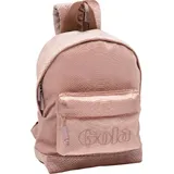 GOLA Mini Harlow Velvet Snake Rucksack Pink