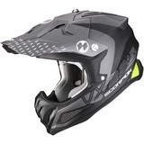 Scorpion VX-22 Air Ares, Motocross Helm, schwarz-silber, Größe L