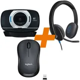 Logitech M220-C615-H540 Bundle Persönliches Videokonferenzsystem