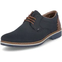 Rieker Schnürhalbschuh Blau Herren 47