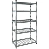 Estexo Steckregal Lagerregal 180x90x45 cm Werkstattregal Gitterboden