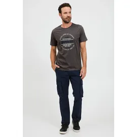 FQ1924 T-Shirt FQ1924 "T-Shirt FQRiko", Herren, Gr. S, grau (pewter mix), Obermaterial: 100% Baumwolle CO., Shirts T-Shirt