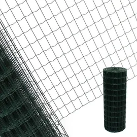 Estexo Wildzaun 0,6 x 2500 cm Grün/Metall