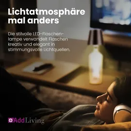 AddLiving Bottle Light Schwarz