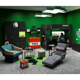 Phoenix Drehtürenschrank Minecraft 135 x 200 x 50 cm Grün/Schwarz