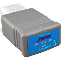 Ampertec Tinte ersetzt Canon PFI-1000C  cyan