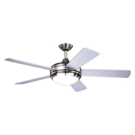 AireRyder Ursa Deckenventilator mit Beleuchtung 132 cm Silber/Walnuss