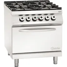Bartscher 4 Flammen Gasherd, EBO 2/1GN