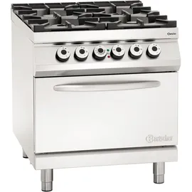Bartscher 4 Flammen Gasherd, EBO 2/1GN