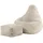 I.C.O.N. Icon Dalton Sitzsack mit Hocker Cord, Beige, Gaming Sitzsack Erwachsene mit Füllung, Bean Bag, Cord Sessel, Lounge Sessel, Lounge Stuhl, Schlafzimmer, Wohnzimmer, Wohnzimmer Möbel
