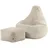 I.C.O.N. Icon Dalton Sitzsack mit Hocker Cord, Beige, Gaming Sitzsack Erwachsene mit Füllung, Bean Bag, Cord Sessel, Lounge Sessel, Lounge Stuhl, Schlafzimmer, Wohnzimmer, Wohnzimmer Möbel