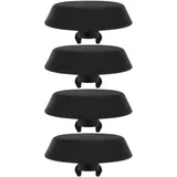 ECSiNG Wagenheber-Punkt-Pad aus Kunststoff, 4 Stück, Stützstopfen für Hebebühne, Puffer 51711960752, kompatibel mit BMW E36 318 323 325 M3, Schwarz