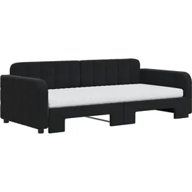 vidaXL Tagesbett 90 x 190 cm Schwarz