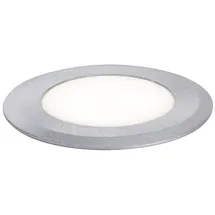 Paulmann Boden-Einbauleuchte LED Edelstahl 8,2 cm inkl. Leuchtmittel silberfarben