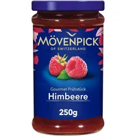 Mövenpick Gourmet-Frühstück Himbeere, Premium Fruchtaufstrich, 250 g