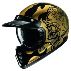 HJC V60 Flame MC9 Schutz-Helm gold, XL