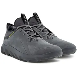 ECCO Wanderschuhe MX Low Nubukleder - strapazierfähige Sohle, sockenartige Konstruktion aus Neopen - grau Herren