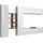 Home Affaire Wohnwand "Maruska", weiß (weiß hochglanz, weiß hochglanz), B:320cm H:180cm T:30cm, Holzwerkstoff, Kastenmöbel-Sets, Wohnwand