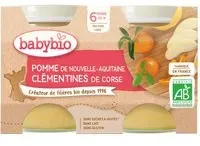 Babybio POMME DE NOUVELLE-AQUITAINE CLÉMENTINES CORSE dès 6 mois Purée 260 g