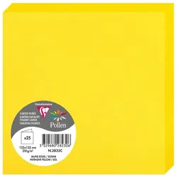 Pollen 250x Doppelkarte Pollen 135x135mm 210g - Sonne 2823C