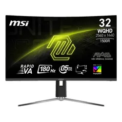 MSI MAG32CQ6PFDE 31,5 Zoll WQHD Gaming Monitor (0,5 ms Reaktionszeit