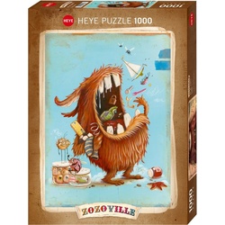 HEYE Puzzle Omnivore/ Zozoville, 1000 Puzzleteile, Made in Germany bunt