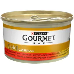 GOURMET Gold Rindfleisch und Hähnchen in Tomatensauce 85 g