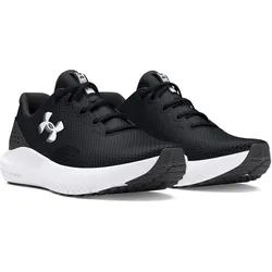 Laufschuh UNDER ARMOUR "UA Charged Surge 4", Gr. 42, schwarz-weiß (schwarz, weiß), Textil, sportlich, Schuhe