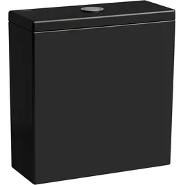 Laufen Aufputz-Spülkasten 38x39,5 cm schwarz glänzend