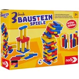 NORIS 3 bunte Bausteinspiele