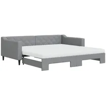 vidaXL Tagesbett 100 x 200 cm Hellgrau