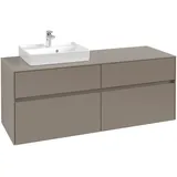 Villeroy & Boch Collaro C07400 1400x548x500mm 4 Ausz. WT li Volcano Black