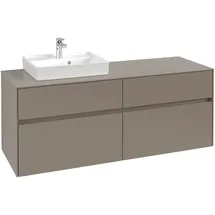Villeroy & Boch Collaro C07400 1400x548x500mm 4 Ausz. WT li Volcano Black