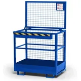 R+R INDUSTRIETECHNIK Arbeitskorb Typ RAK 1200x800x1910mm RAL5010 Enzianblau